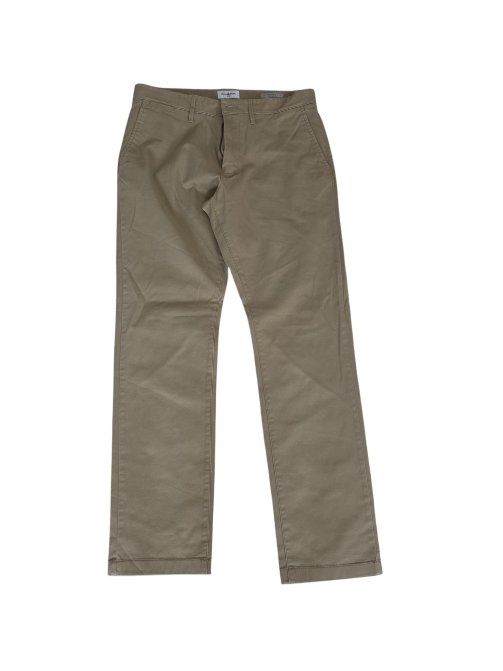 Men's Khaki Cotton Chino Pants Goodfellow & Co 33x32